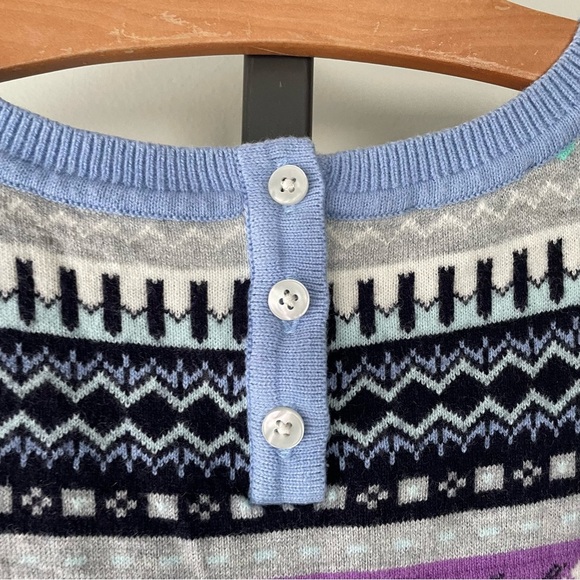 Talbots Lambswool Blend Fair Isle Sweater Womens Size Large - Picture 2 of 8